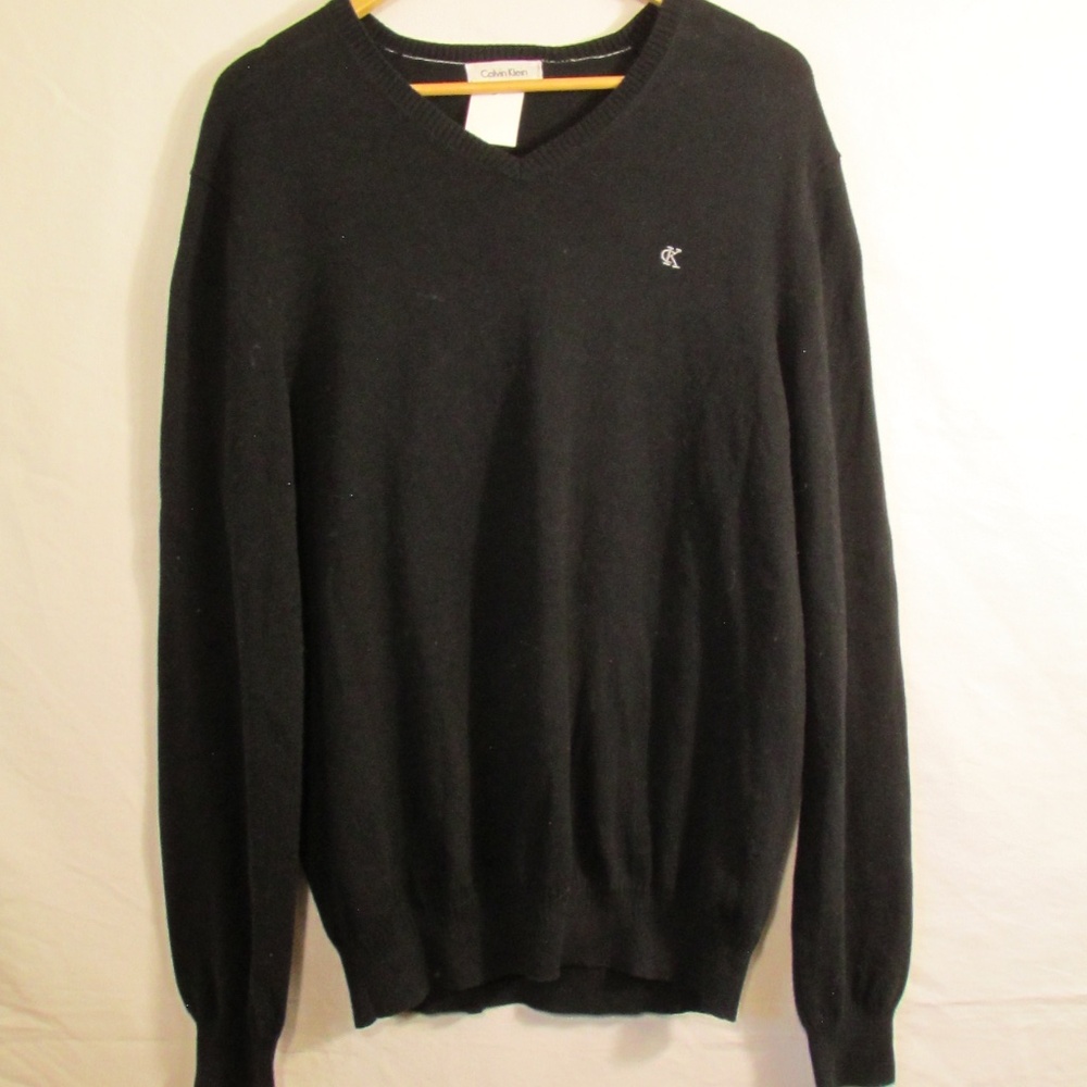 Calvin Klein Men’s Black Crewneck Sweater